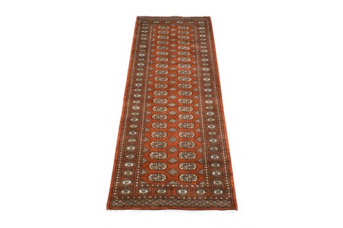 100% Wool Rust Fine Pakistan Bokhara Rug Design Handknotted in Pakistan with a 10mm pile Image 4