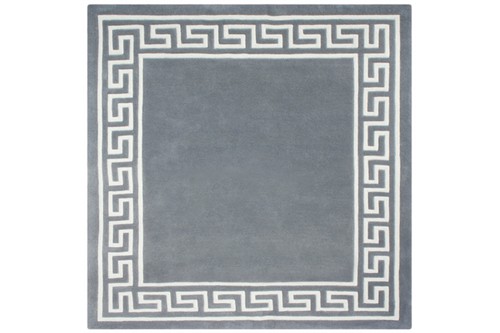 100% Wool Grey Mahal Indian Rug Design Handmade in India with a 18mm pile Image 7