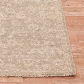 100% Wool Green Afghan Veg Dye Rug AVE008091 119x80 Handknotted in Afghanistan with a 5mm pile Image 2