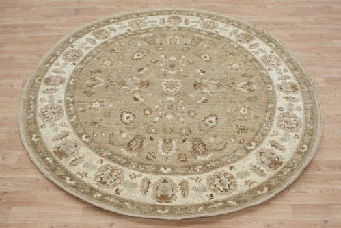 Afghan Veg Dye Rug Circular AVE073097 183x183