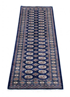 100% Wool Blue Fine Pakistan Bokhara Rug Design Handknotted in Pakistan with a 10mm pile Image 4