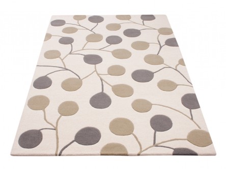 90% Wool / 10% Viscose Multi Ella Claire Indian Rug Design Handmade in India with a 18mm pile Image 3