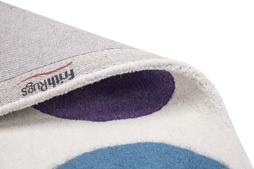 100% Wool Multi Ella Claire Vibrance Indian Rug Handmade in India with a 18mm pile Image 4