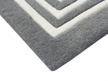 100% Wool Grey Mahal Indian Rug Design Handmade in India with a 18mm pile Image 4