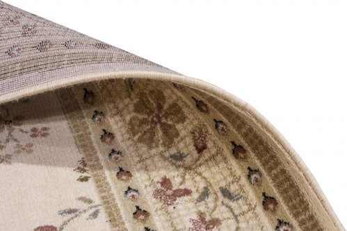 100% Wool Cream Kashimar Woven Rug Design Machine Woven in Egypt with a 12mm pile Image 4