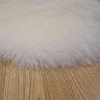 100% Wool Cream Australian Double Natural Sheepskin  in Australia with a pile