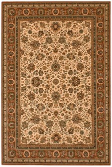100% Wool Cream Kashmir Woven Rug Design Machine Woven T5 Grade in Belgium with a 10mm pile Image 2