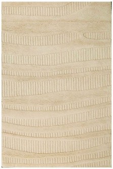 100% Wool Beige Laura Jade Indian Rug Design Handtufted in India with a 30mm pile Image 2