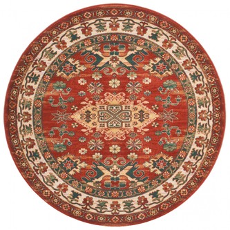 100% Wool Rust Mohatta Woven Rug Machine Made in Moldova with a 10mm pile Image 5