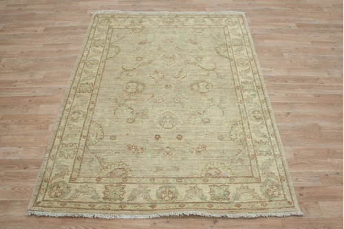 100% Wool Beige Afghan Veg Dye Rug AVE018097 179x126 Handknotted in Afghanistan with a 5mm pile