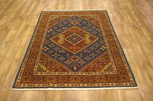 100% Wool Multi Persian Meymey Carpet PMM021FIN 246 x 174 Handknotted in Iran with a pile