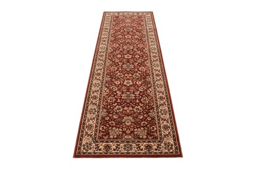 100% Wool Red Kashmir Woven Rug Design Machine Woven T5 Grade in Belgium with a 10mm pile Image 4