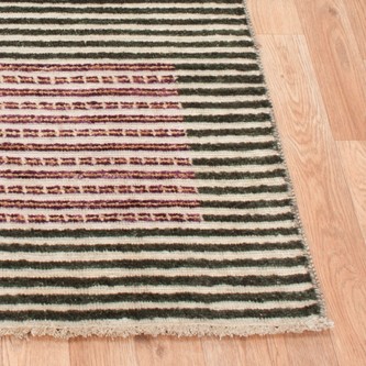 100% Wool Multi Afghan Nomad Rug ANO013000 161x91 Handknotted in Afghanistan with a 5mm pile Image 2