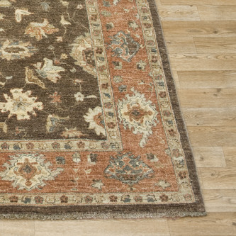 100% Wool Green Afghan Veg Dye Rug AVE022065 2.66 x 1.83 Handknotted in Afghanistan with a 6mm pile Image 2