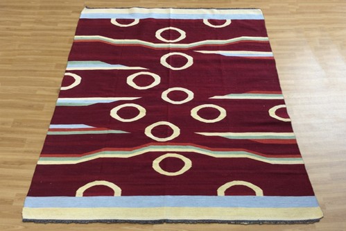  Afghan Veg Dyed Kelim AVK021000 240x176 handknotted 3mm