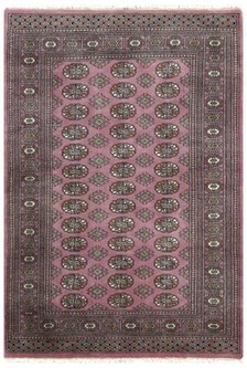 100% Wool Purple Fine Pakistan Bokhara Rug Design Handknotted in Pakistan with a 10mm pile Image 2