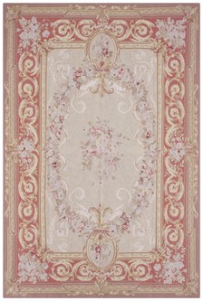 100% Wool Gold Aubusson Rugs and Carpets Handmade in China with a 5mm pile Image 2