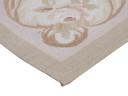 100% Wool Gold Aubusson Rugs and Carpets Handmade in China with a 5mm pile Image 3