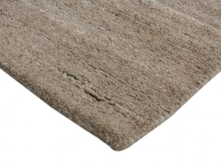 100% Wool Beige Royal Delhi Indian Rug Design Handknotted in India with a 20mm pile Image 3