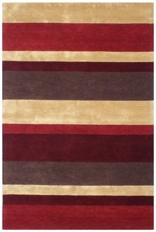 60% Wool / 40% Viscose Multi Ella Claire Indian Rug Design Handmade in India with a 18mm pile Image 2