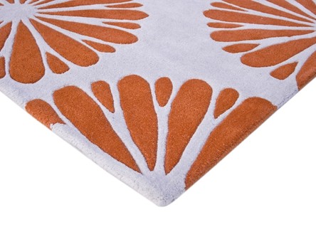 100% Wool Multi Ella Claire Vibrance Indian Rug Handmade in India with a 18mm pile Image 3