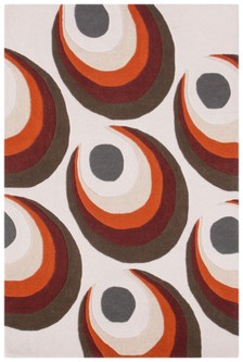 100% Wool Multi Ella Claire Vibrance Indian Rug Handmade in India with a 18mm pile Image 2