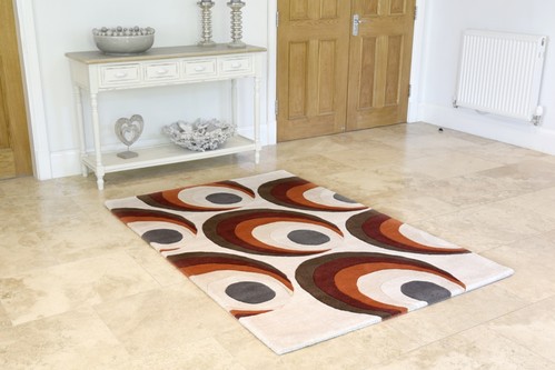 100% Wool Multi Ella Claire Vibrance Indian Rug Handmade in India with a 18mm pile