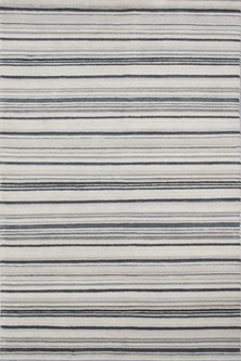 100% Wool Ella Claire Stripes Handknotted in India with a 15mm pile Image 3