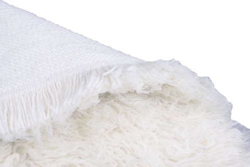 100% Wool Cream Flokati Luxury Super Rug Handknotted in Greece with a 25mm pile Image 6