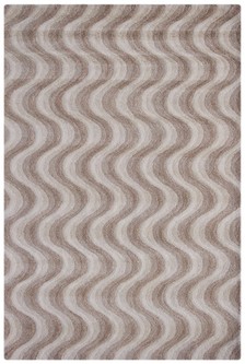 100% Wool Cream Laura Jade Indian Rug Design Handtufted in India with a 30mm pile Image 2