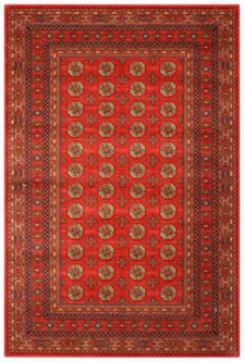 100% Wool Red Mohatta Woven Rug Machine Made in Moldova with a 10mm pile Image 2