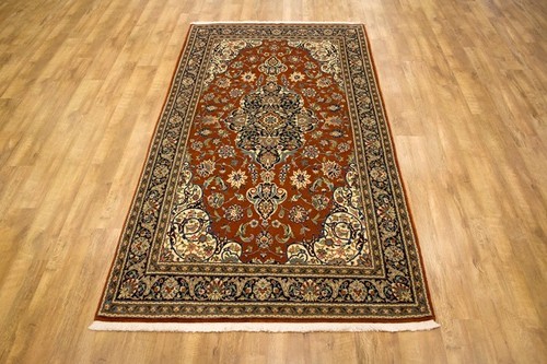 100% Wool Multi Persian Sherkat Rug PSH020000 283 x 154 Handknotted in Iran with a 18mm pile
