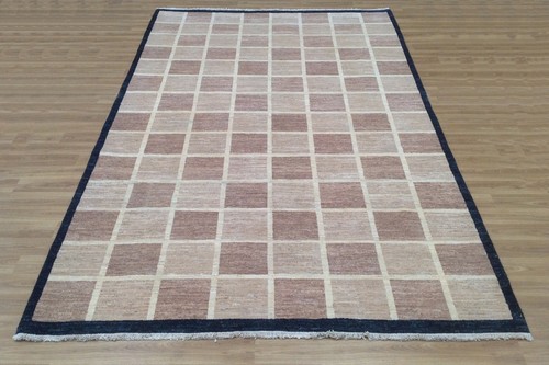 100% Wool Afghan Modern Rug AGM023CHE 300x197 Handknotted in Afghanistan with a 5mm pile