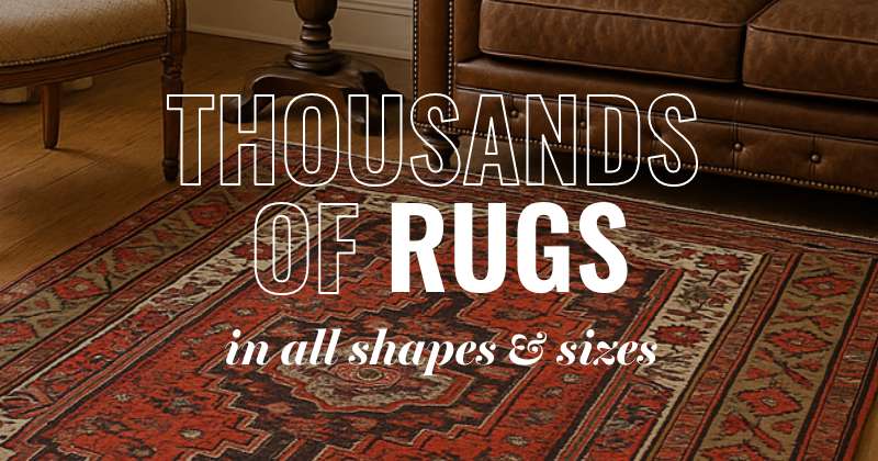 Thousands of rugs in all shapes & sizes - mobile
